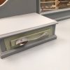 CASSETTIERA SPECCHIO AZZURRA E VERDE - immagine 3